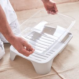 Fortress Trade 9" Roller Tray Inserts Transparent 3 Pack