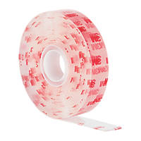 Scotch Permanent Double-Sided Acrylic Mounting Tape Transparent 5m x 19mm
