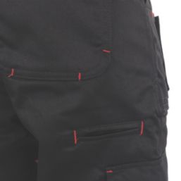 Lee Cooper LCPNT206 Classic Kneepad Trousers Black 38" W 31" L