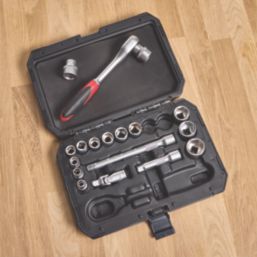 Forge Steel  3/8" Drive Socket Set 18 Pieces