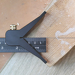 Faithfull Combination Square with Protractor 12" (300mm)