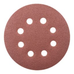 Titan   40-400 Grit 8-Hole Punched Multi-Material Sanding Discs 125mm 60 Pack