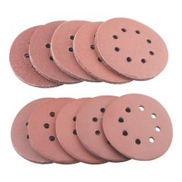 Titan   40-400 Grit 8-Hole Punched Multi-Material Sanding Discs 125mm 60 Pack