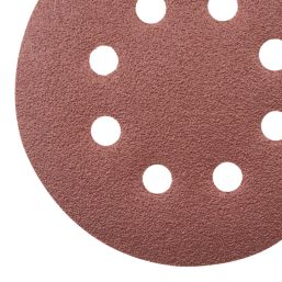 Titan   40-400 Grit 8-Hole Punched Multi-Material Sanding Discs 125mm 60 Pack