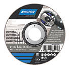 Norton  Multi-Material Cutting Disc 4 1/2" (115mm) x 1.6mm x 22.23mm 5 Pack