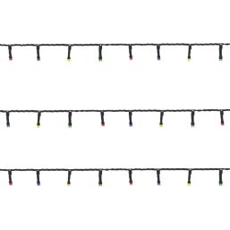 1000 LED Indoor & Outdoor Multi Colour String Christmas Lights 54.95m