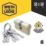 Smith & Locke  6-Pin Cylinder Lock 50-50 (100mm) Brass