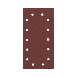 Flexovit  A203F 80 Grit 14-Hole Punched Multi-Material Sanding Sheets 230mm x 115mm 5 Pack