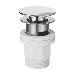 Swirl Melba Chrome 143mm Standard Lever Mono Basin Mixer Tap  With Clicker Waste