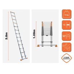 Magnusson  3.79m Telescopic Ladder