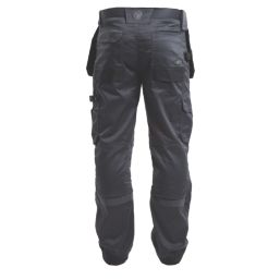 Apache ATS 3D Stretch Work Trousers Black / Grey 36" W 29" L