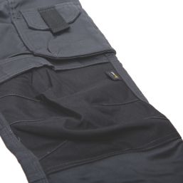 Apache ATS 3D Stretch Work Trousers Black/Grey 36" W 29" L