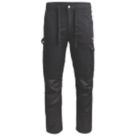 Site Tesem Multi-Pocket Work Trousers Black 38" W 32" L