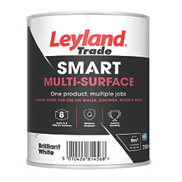 Leyland Trade Smart Eggshell Brilliant White Emulsion Multi-Surface Paint 750ml