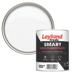 Leyland Trade 750ml Brilliant White Eggshell Emulsion Multi Surface Paint