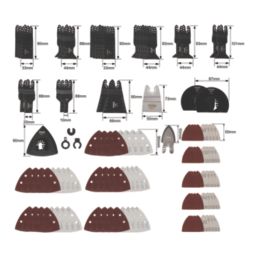 Titan   Multi-Material Multi-Tool Accessory Kit 116 Pieces