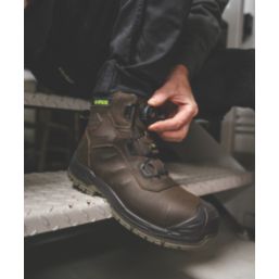 Apache  Size 10  Brown Waterproof  Safety Boots