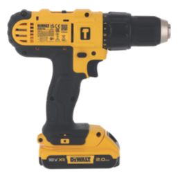 DEWALT DCZ298D2T-SFGB 18V 2 x 2.0Ah Li-Ion XR  Cordless Combi Drill & Impact Driver Twin Pack