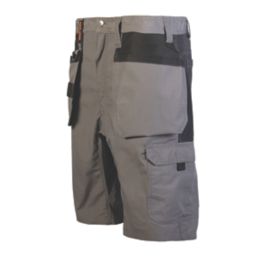 Scruffs Trade Flex Holster Work Shorts Graphite 34" W