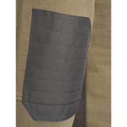 JCB Trade Crew Sweatshirt Olive Large 42-44" Chest