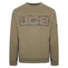 JCB Trade Crew Sweatshirt Olive Large 42-44" Chest