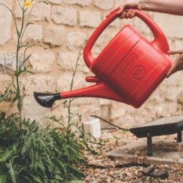 Flopro FineFlo Red Plastic Watering Can 10Ltr