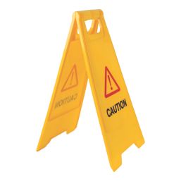 Essentials Caution A-Frame Safety Sign 600mm x 290mm