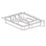 Essentials Datil Plastic Cutlery Tray 260mm x 330mm Grey