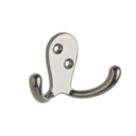 Decohooks Two Prong Wide Hook Black Nickel 130mm
