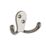 Decohooks Two Prong Wide Hook Black Nickel 130mm