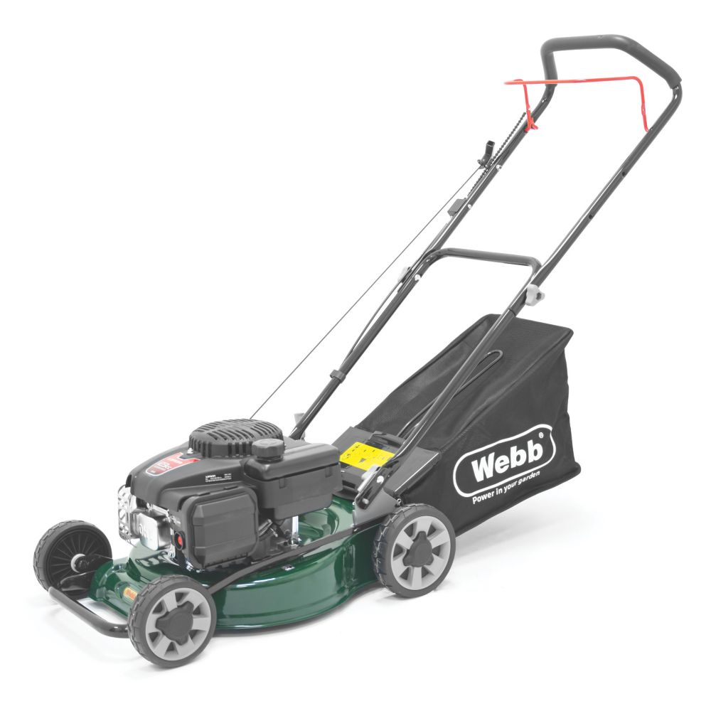 b WER40HPSFX 41cm 123cc HandPropelled Rotary Petrol Lawn Mower