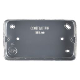 Contactum  3/4-Module Grid Metal-Clad Back Box 37mm