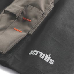 Scruffs Worker Plus Multi-Pocket Holster Work Shorts Black 30" W