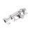 Straight Door Bolt Polished Chrome 51mm