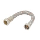 Essentials Flexible Tap Connector with Isolating Valve 22mm x 3/4" x 300mm