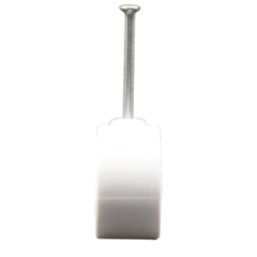 Talon  22mm Nail-In Clips White 100 Pack