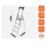 Magnusson Aluminium 1.46m 4 Step Swingback A Frame Step Ladder
