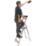 Magnusson Aluminium 1.46m 4 Step Swingback A Frame Step Ladder