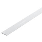 Rothley White Plastic Flat Bar 1000mm x 16mm x 2mm