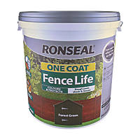 Ronseal  One Coat Fence Life Forest Green 9Ltr