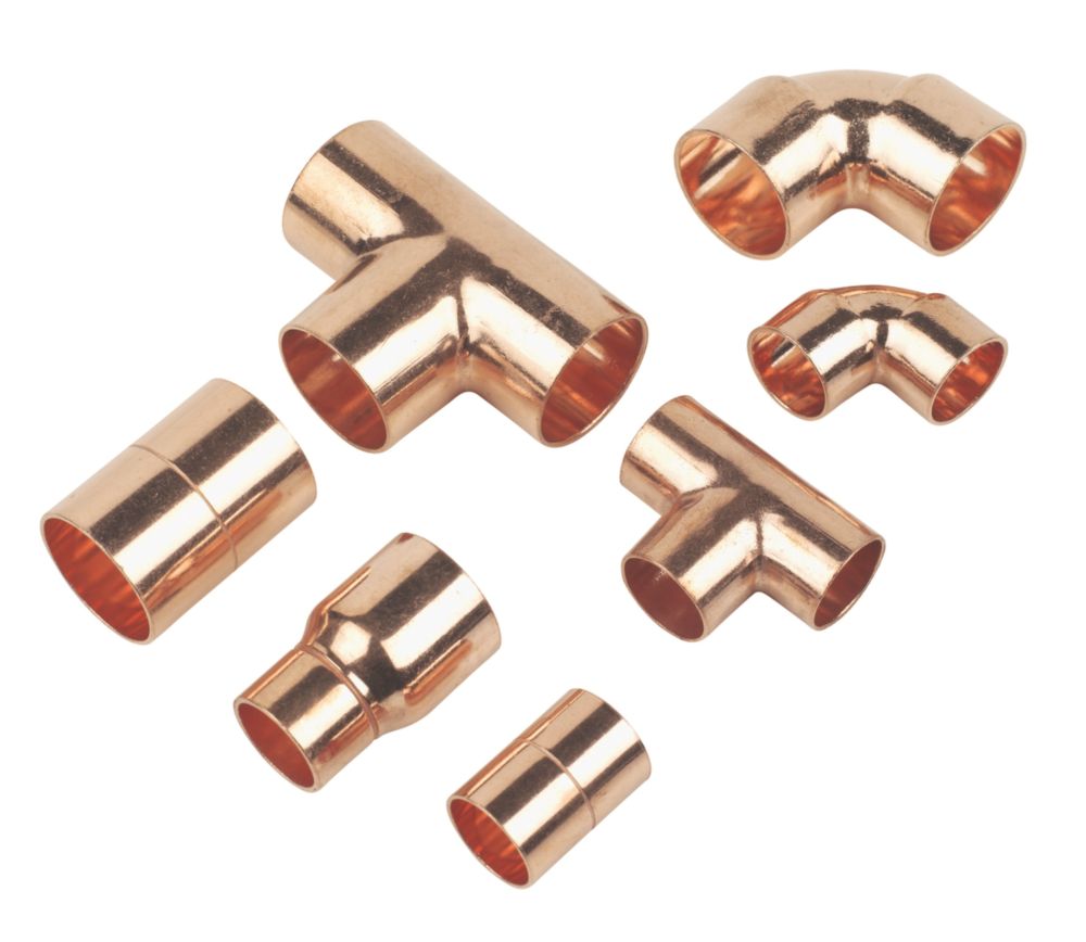 Flomasta Copper End Feed Fittings Pack 300 Piece Set Screwfix
