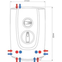 Triton T70gsi+ White 10.5kW  Electric Shower