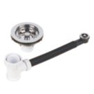 McAlpine 1 Bowl Waste Kit Chrome Plated Brass 1 1/2"