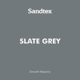 Sandtex 5Ltr Ultra Smooth Slate Grey Masonry Paint