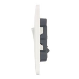 Hager Sollysta WMPS32 10AX 3-Gang 2-Way Light Switch  White