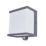 Lutec Doblo Outdoor LED Solar Wall Light With PIR Sensor Dark Grey 1000lm