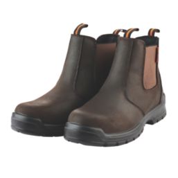 Scruffs Croften Size 10  Brown Water-Resistant  Safety Dealer Boots