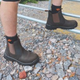 Scruffs Croften Size 10  Brown Water-Resistant  Safety Dealer Boots