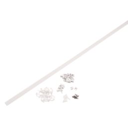 Rigid Curtain Track White 1.5m