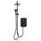 Triton Amala DuElec Black 9.5kW  Electric Shower with Diverter